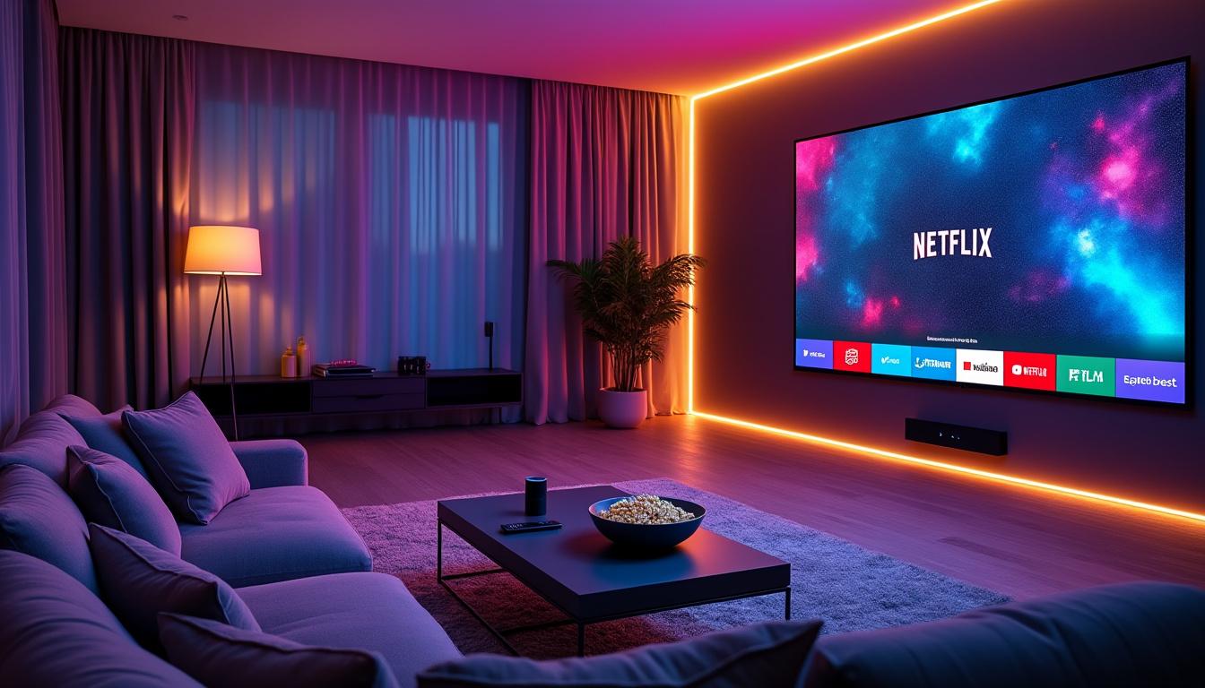 découvrez notre guide complet pour choisir le meilleur vidéoprojecteur pour netflix en 2026, avec conseils et critères essentiels pour une expérience cinéma optimale à la maison.