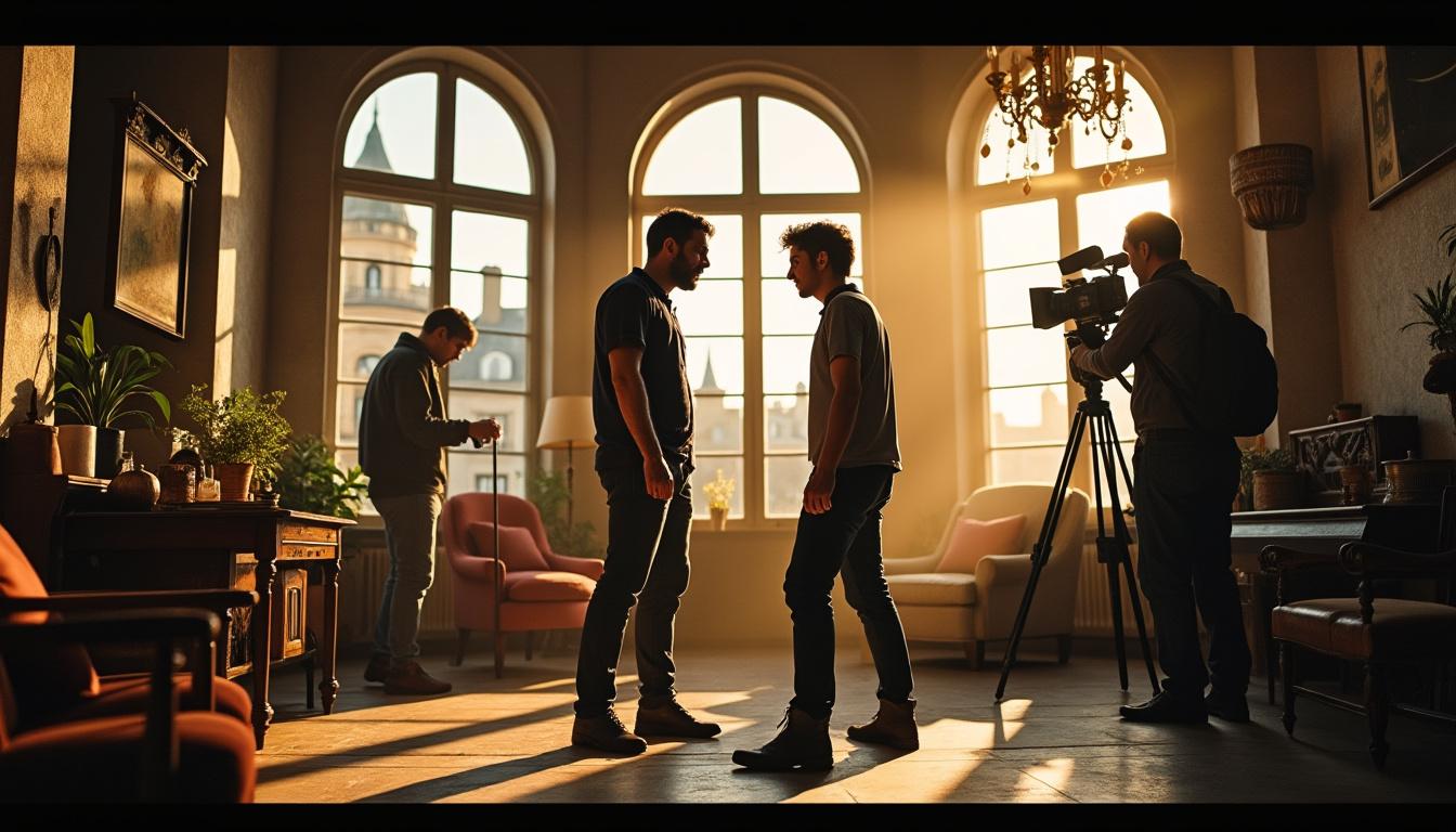 découvrez le début du tournage à rennes avec vincent lacoste et adèle exarchopoulos en vedettes, dans un appartement au cœur de la ville.